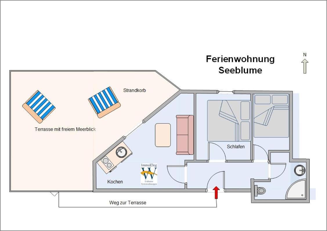 Seeblume Wangerooge Exterior foto